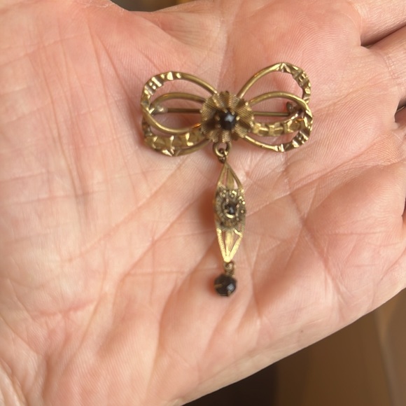 Solid brass brooches - Picture 4 of 7